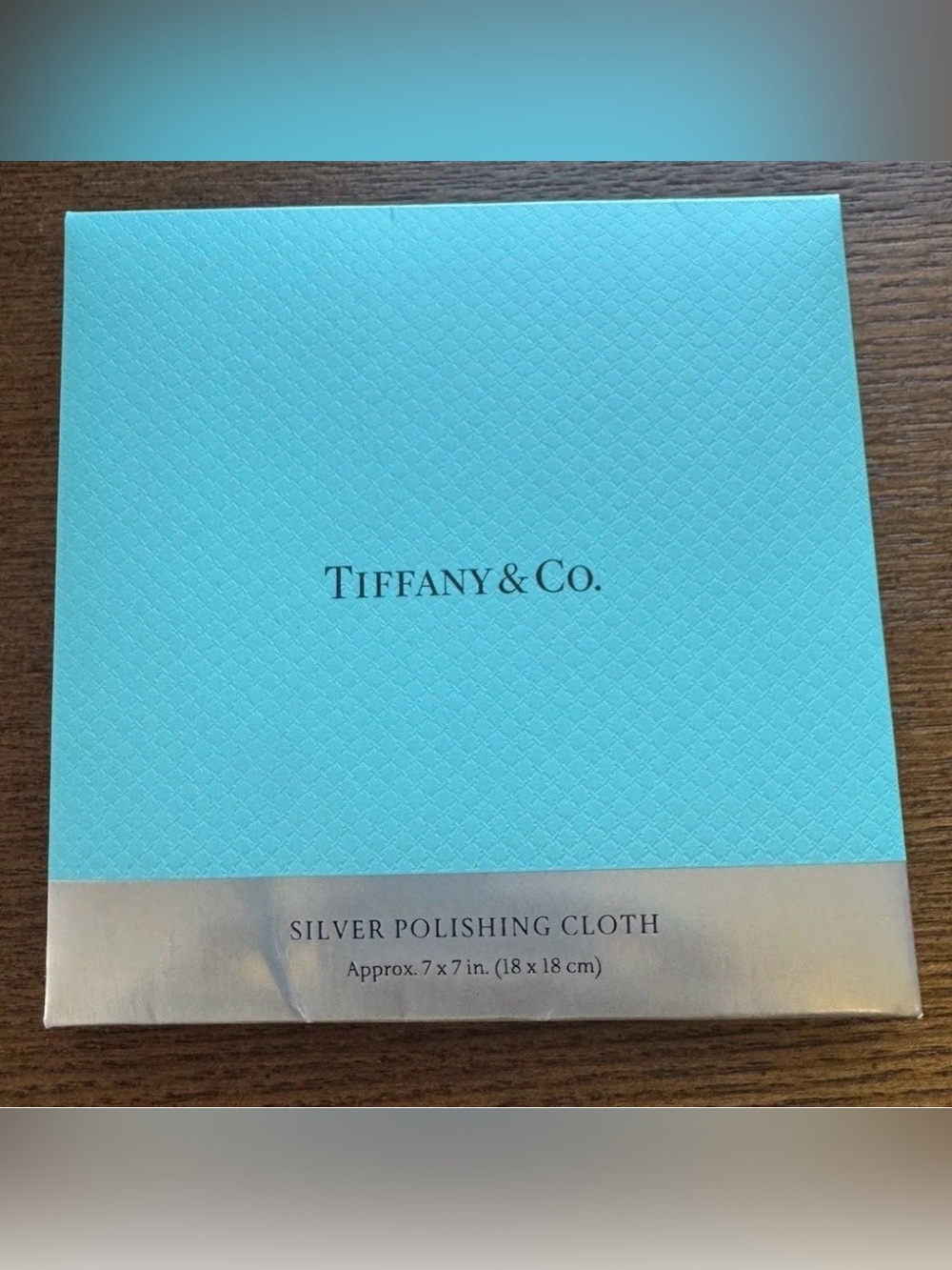Tiffany Blue Polishing Cloth for Sterling Silver Anti-tarnish Tarnish Remover